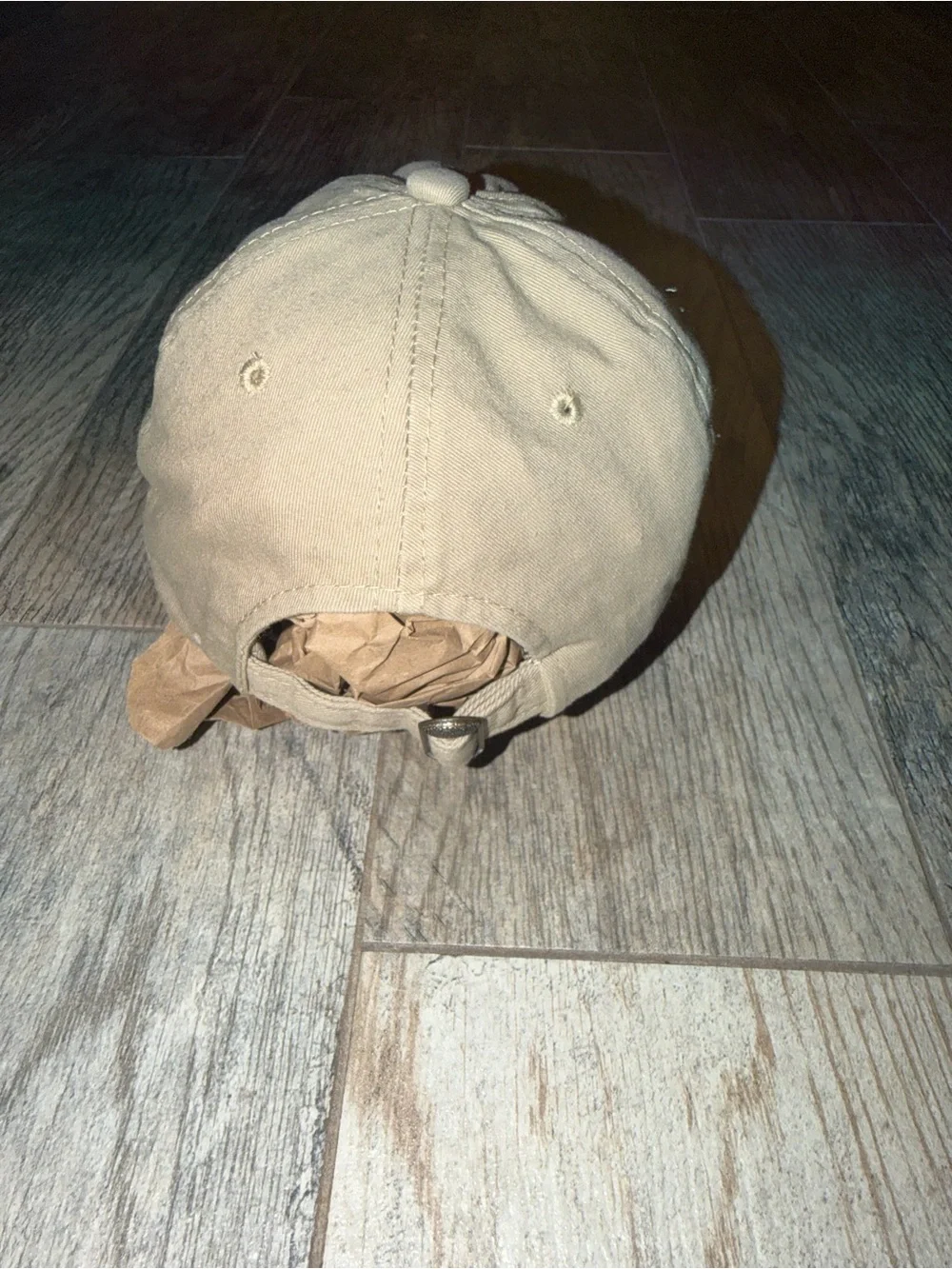 Luckenbach Texas Youth Khaki Embroidered Western Hat